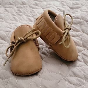 Real Leather Baby Moccasins